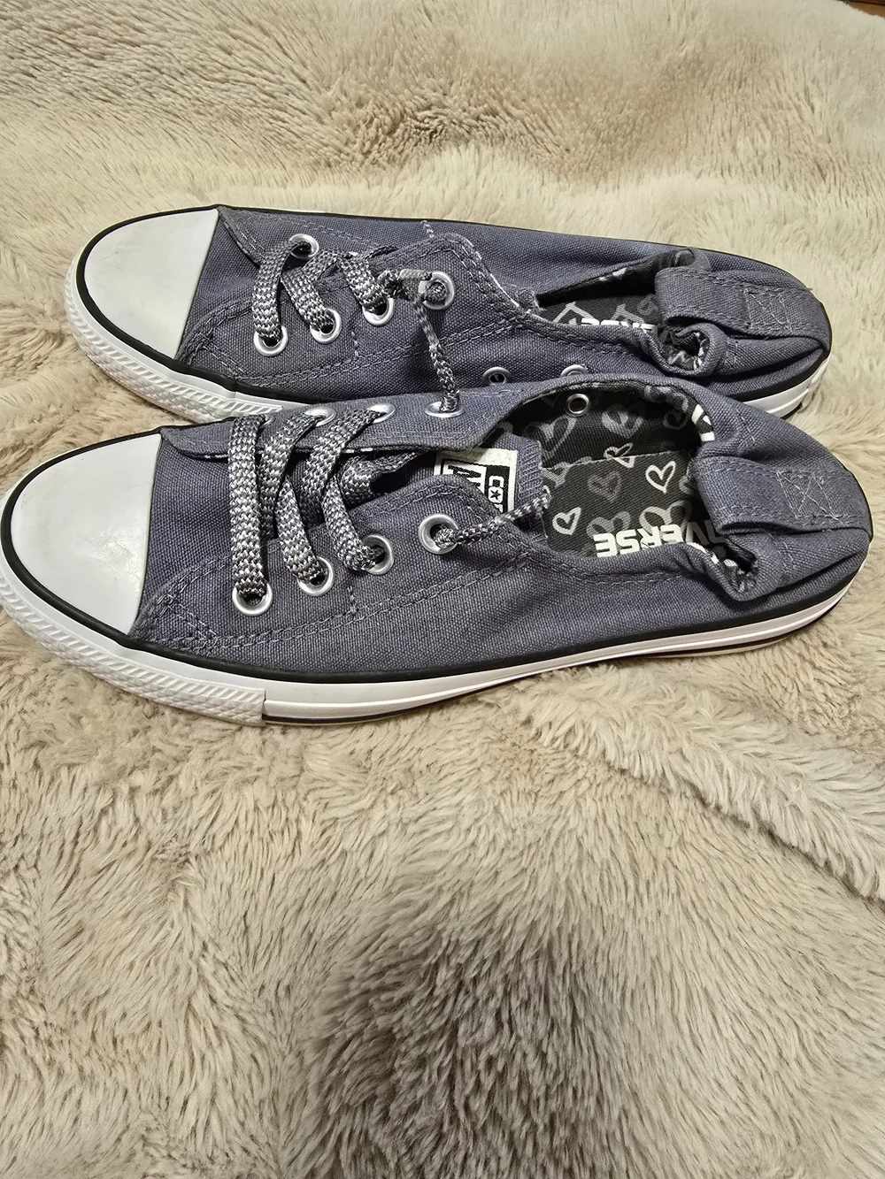 Converse Chuck Taylor All Star Shoreline Slip On Sneakers Gray Women's Size 7